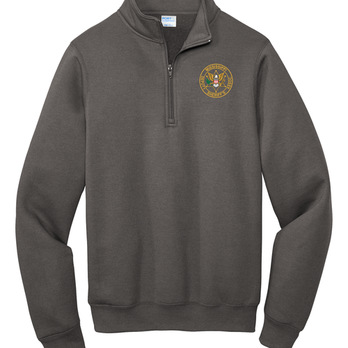 Embroidered Port & Company Quarter Zip Fleece